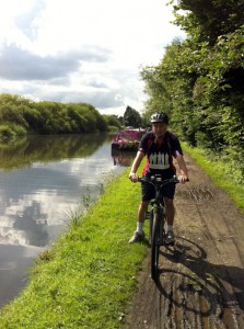 Cycling the Grand Union canal at Denham Cycling the Grand Union canal at Denham