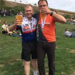 Post race beer