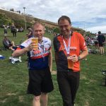 Post race beer